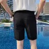 Men's Shorts Mens Summer Thin Casual Knee Length Trend All-Match British Style Male Korean Version Slim Suits ShortsMen's