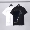 2022 Summer Half Face Medusa Star Printed Sleeve Bottom Shirt Men's and Women's Par's Short Youth T-Shirt Designer T Shirts for Men