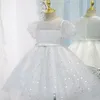 2022 Flower Girl Dresses per matrimoni pizzo manica lunga ragazze con pakeant abiti prima abito da comunione santa bambina Prom ball Ago