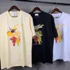 High Street Mens e roupas femininas Rhude A Perfect Day Tees 2022 Vendedor Nova camiseta de impressão de leopardo