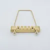 1 Set Jazz Guitar Bridge Trapeze Tailpiece For Hollow Body Archtop Guitar Gold