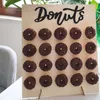 Outros suprimentos de festa do evento 20 buracos de donut hanging donuts stand boar 220823