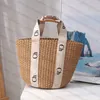 Designer de luxe sacs de plage en cuir véritable fourre-tout en paille cross Body hommes mode Shopping sacs à main pour femmes sac fourre-tout voyage classique sac à bandoulière sac à main portefeuilles embrayage