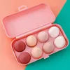 8pcs box maquillage Blender Cosmetic Puff Makeup Sponge Foundation Powder Beauty Tool Girl Cushion Accessoires GX220722