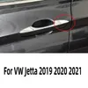Yeni Ön Sol Sağ Kapı Kolu Kilit Anahtar Kapak Kapak Ile Krom Ile VW Jetta A7 MK7 GLI 2019 2020 2021 2022 17A837879 17A837880