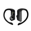 Fones de ouvido de telefone celular Bluetooth Ear Hook Wireless Headphone Sport Business Earbud para Apple Samsung Xiaomi Smart Phone 300mAh Caixa de carga preta Emparelhamento automático HandFree