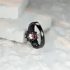 Обручальные кольца роскошное хрустальное овальное камень