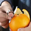 Sublimation Tool 1Pcs Orange Peelers Easy Open Orange Peeler Stainless Steel Lemon Parer Citrus Fruit Skin Remover Slicer Peeling Kitchen Gadgets