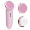 Sonic Facial Cleansing Brush Vibrating Face Scrubber 5 Speed Modes IPX7 Waterproof Rechargeable Deep Cleaning for All Skins Type220429