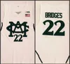 Jam 2 Jaren Jackson Jr. 저지 22 Miles Bridges 저지 44 Nick Ward 5 Cassius Winston 33 Magic Johnson Mens 2022 NCAA 스티치드 컬리지