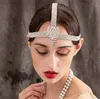 Élégant mariage mariée cristal bandeau indien front bandeau strass couronne diadème princesse reine coiffure ornement