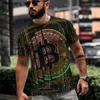 Heren T-shirts Zomer Heren B BTC Crypto Valuta T-shirts Cryptocurrency Blockchain Christmas Drop Ship Maat XXS-5XL Heren Heren Heren Heren