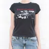 빈티지 클래식 록 그래픽 티셔츠 여성 여름 라운드 목 짧은 슬리브 코튼 팜므 캐주얼 스트리트웨어 Y2K OPS 220602