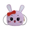 Barnens Small Messenger Bag Fashion Girls Baby Cartoon Rabbit Shoulder Bags Lovely Kids Coin Purse Tillbehör Handväskor