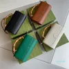 6696 top luxury designer custom bag high quality leather flip wallet multifunctional bamboo handle simple urban women Metal Chain Handb