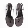 2024 donne donne in pelle PU 8 cm Sandali di tacco alto SCARPE POMPE SIMPA PERSPEGNI APPENTI FATTURA FLIP-FLOPS EUROW E AMERICA STRUTTO STREZZA STREZZA 34-46 SA B SA