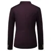 Spring Men's Fashion -knapp Dekorativ blazerrock Kinesisk stil Slim Fit Stand Collar Solid Color Sacka Jacket 220504