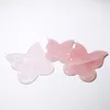 Creative butterfly Natural Gua Sha Board massager Heldhand Skin Care Guasha Chinese Butterfly Rose Quartz Scraping Massage Tool1747