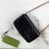 Torebki designerka torba dla kobiet mody torby mini -skórzane litery luksusowe marmont dam portfel crossbody messenger lady ramię torebki plecak