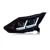 Nissan Qashqai için Otomatik Kafa Işığı 20 16-20 17 Farlar LED DRL DRL Koşu Işıkları Bi-Xenon Işın Sis Farları Angel Gözler