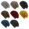 Berets 1pc moda unisex zimowa dzianina wełna wełna grube lupgy czapki polarowe wyściółki narciarskie ciepłe przypadkowe akcesoria na zewnątrz