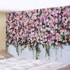 Tobestry Flower Green Plant Wall Decoration Dibet wiszący psychodeliczny olej ptak