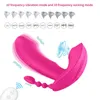 Vibratore Giocattolo per adulti per donne Orgasmo Masturbatore Indossabile Dildo g Spot Stimolatore per clitoride Farfalla Mutandine vibranti Erotic 0803