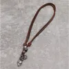 Mort Stéréoscopique Tête Humaine Crâne Pendentif Collier Squelette Réglable En Cuir Chaîne Colliers pour Femmes Hommes Halloween Mode Bijoux Cadeau