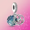 Véritable 925 Sterling Silver Spinning Charm Clé ailée Pendentif Charm Fit Pandora Bracelet femmes