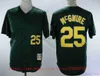 Film Vintage Baseball Jerseys nosi szyty 9 Reggiejackson 25 Markmcgwire #44 Wszystkie zszywane nazwisko Numer Away Tchedable Sport Sale wysokiej jakości koszulki