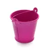 Mini Candy Bucket De Ferro Pequeno DIY ARomatherapy Metal Bucket Crianças Beach Beach Presente Buckets Party Desktop Decor BH6259 WLY