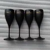 ForSt Black vinglas Akryl Champagne Flutes hela partiets bägare331q