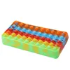 Pop Fidget Toy Pencil Case Purse Bag School Supplies Box Stationery Storage Påsar Söta barn Play Party Favors Pop Gifts