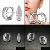 Hoop Hie Earrings Jewelry Luxury Crystal Shiny Zirconia Stone Stud Small Hies Charming Earring Piercing Gifts For Women Drop Delivery 2021