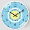 Wall Clocks Inch Special Colorful Clock White Modern Silent Roman Timepiece For Children Living Room Bedroom Kitchen Home Art DecorWall Cloc