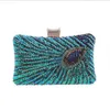 Green Black Bridal Hand Bags Luxury High Quality Wedding Accessories Sequins Beading Evening Party Bag
