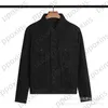 Jaquetas masculinas offs jaqueta primavera e outono novo hshake preto seta padrão denim feminino casual inverno homens blusão casaco