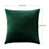 Cushion/Decorative Pillow 60x60 Velvet Pillowcase Sofa Cushion Cover Solid Color Bedside Backrest Home Living Room Plush Case InsCushion/Dec