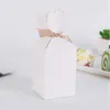 Geschenkwikkeling 25 stks Kraft Paper Box Kerstmis Wedding Festival Candy Cookies Bags Valentine Present Packing Boxgift