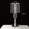 Wedding Crystal Acrylic Beads T Stage Road Lead Weddings Main Table Centerpiece Flower Stand Home Party Event Decorative Vase