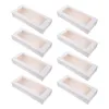 Hediye Sarma Kutuları Kutu Cupcake Cake Muffin Pencere Pasça Kağıdı Tedavisi Temiz Taşıyıcı Tutucu Kaplar