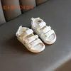 High Quality Summer Breathable Non-slip Boys Shoes Kids Genuine Leather Sandals Girls Comfortable Child School Beach Shoes K50266h