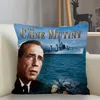 Pillow Case Musife Humphrey Bogart Pillowcase Custom Square Cover Zipper 45x45cm Drop CasePillow