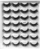 Najnowsze 14 par grube kręcone fałszywe rzęsy Ustaw światło miękkie i żywe ręczne wykonane wielowarstwowe wielowarstwowe 3D Fałszywe rzęsy Wydłużenie Makeup dla oczu