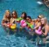 Schwimmen Pool Floats Tasse Halter Wasser Spielzeug Party Getränke Boote Baby Pool Aufblasbare Getränkehalter Bar Strand Bad Untersetzer