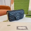 3 größe marmont taschen liebe herz v wellenmuster satchel schulter gucci tasche kette handtaschen designer crossbody geldbörse lady leder classic style tote mit box