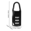 Security Travel Luggage Lock Padlocks Mini Dial Digit Lock Sundries Number Combination Code Password Padlock Gym Cabinet Locks BH6710 TQQ
