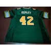 Chen37 Custom Men Mold Youth Women Vintage Edmonton Eskimos #42 Дэн Кепли футбольной майки S-5XL или пользовательский