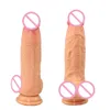 Massage Riesiger Silikondildo Super großer realistischer Penis Vagina G-Punkt-Stimulator Kraftvoller weicher Schwanz auf Saugnapf Sexspielzeug für Frau