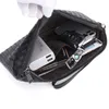 高級デザイナーの男性Sクラッチバッグ織り革の財布とハンドバッグ大容量ビジネスエンベロープiPad220527